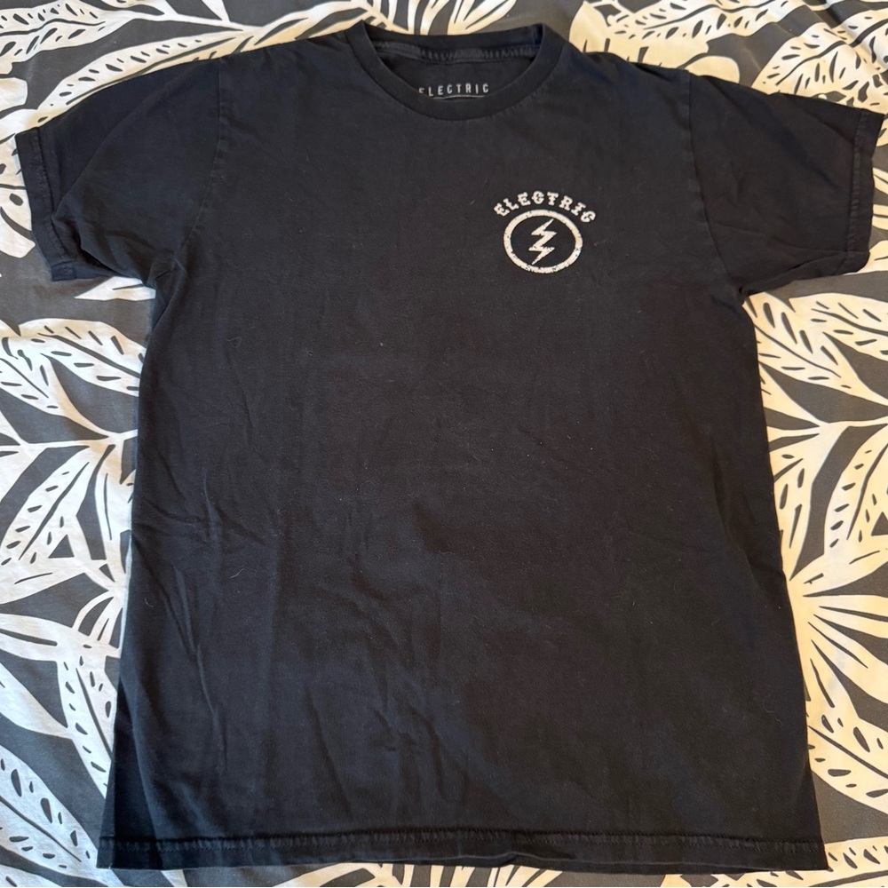 Electric eyewear black graphic tee